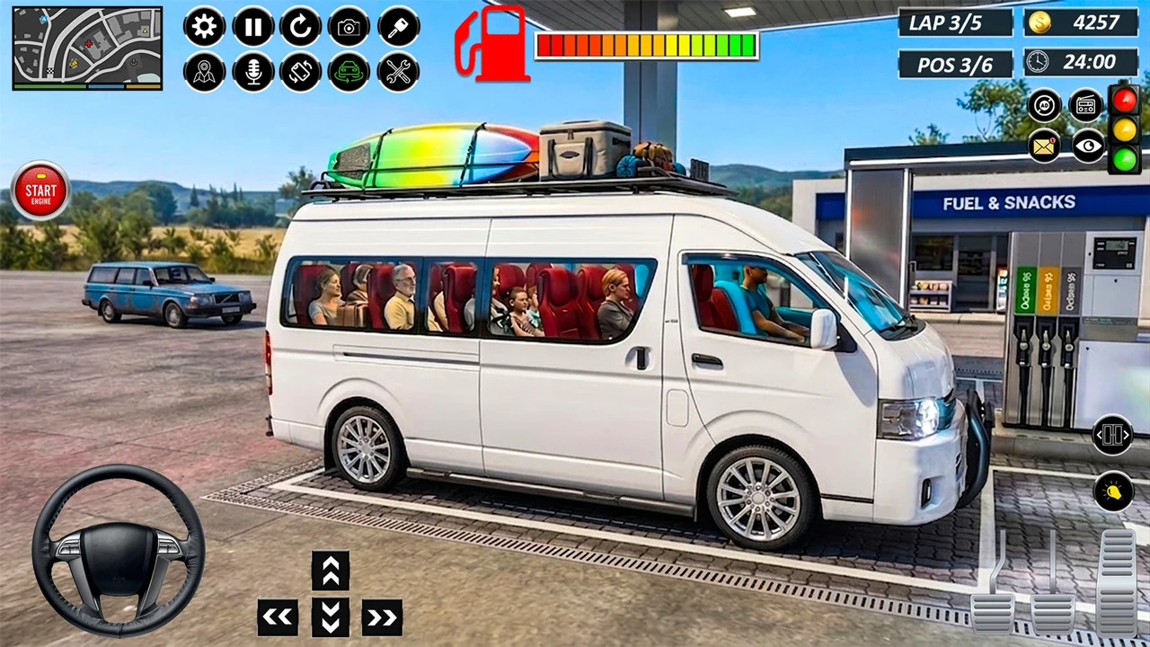 City Van Driving Sim Bus Game screenshot