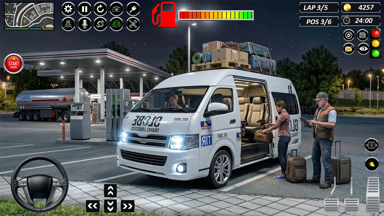 City Van Driving Sim Bus Game screenshot