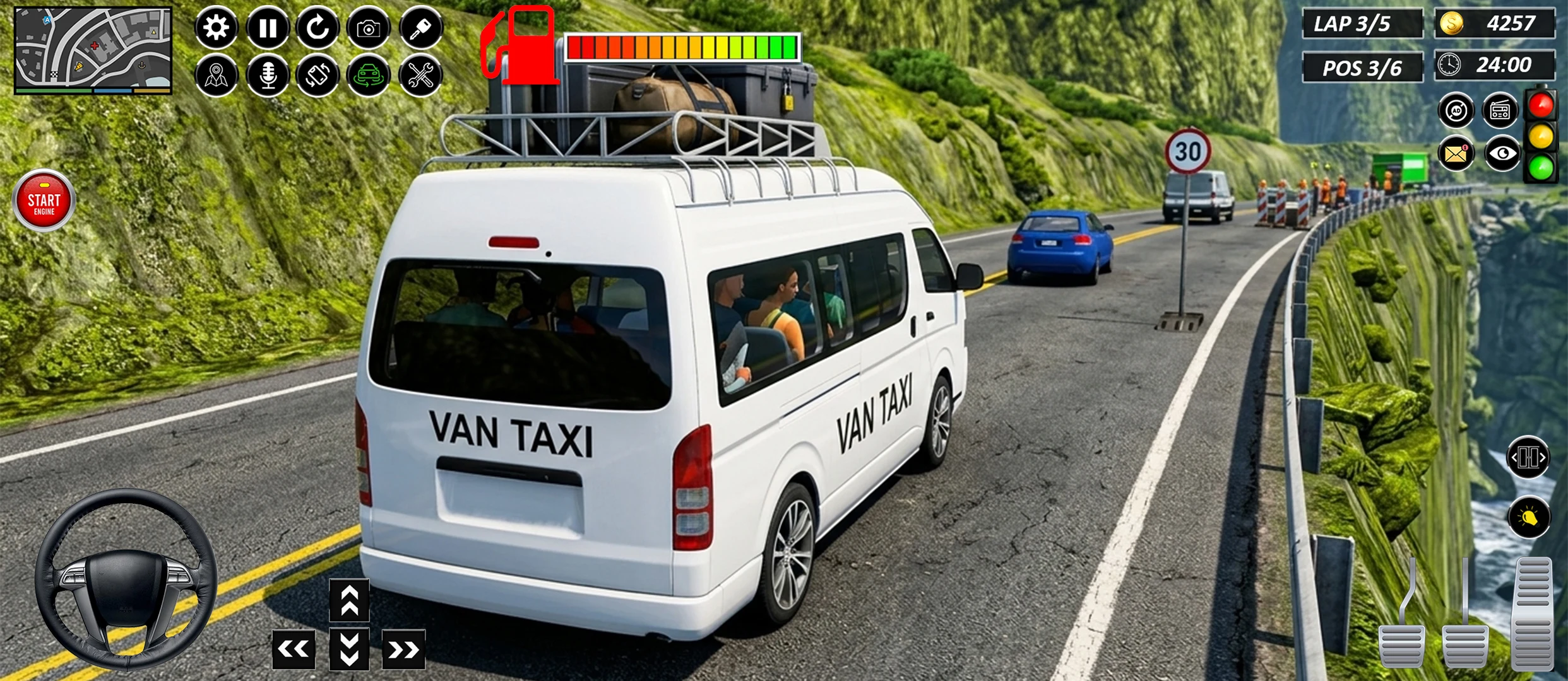 City Van Driving Sim Bus Game screenshot