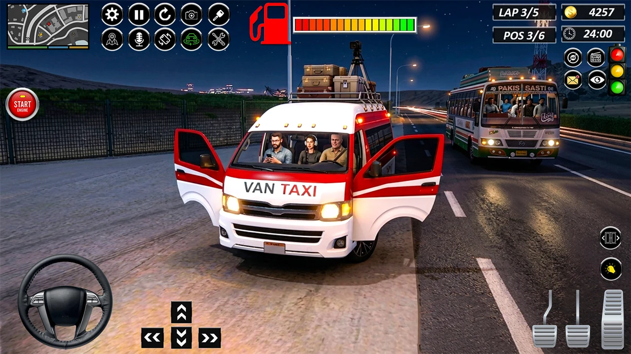 City Van Driving Sim Bus Game screenshot