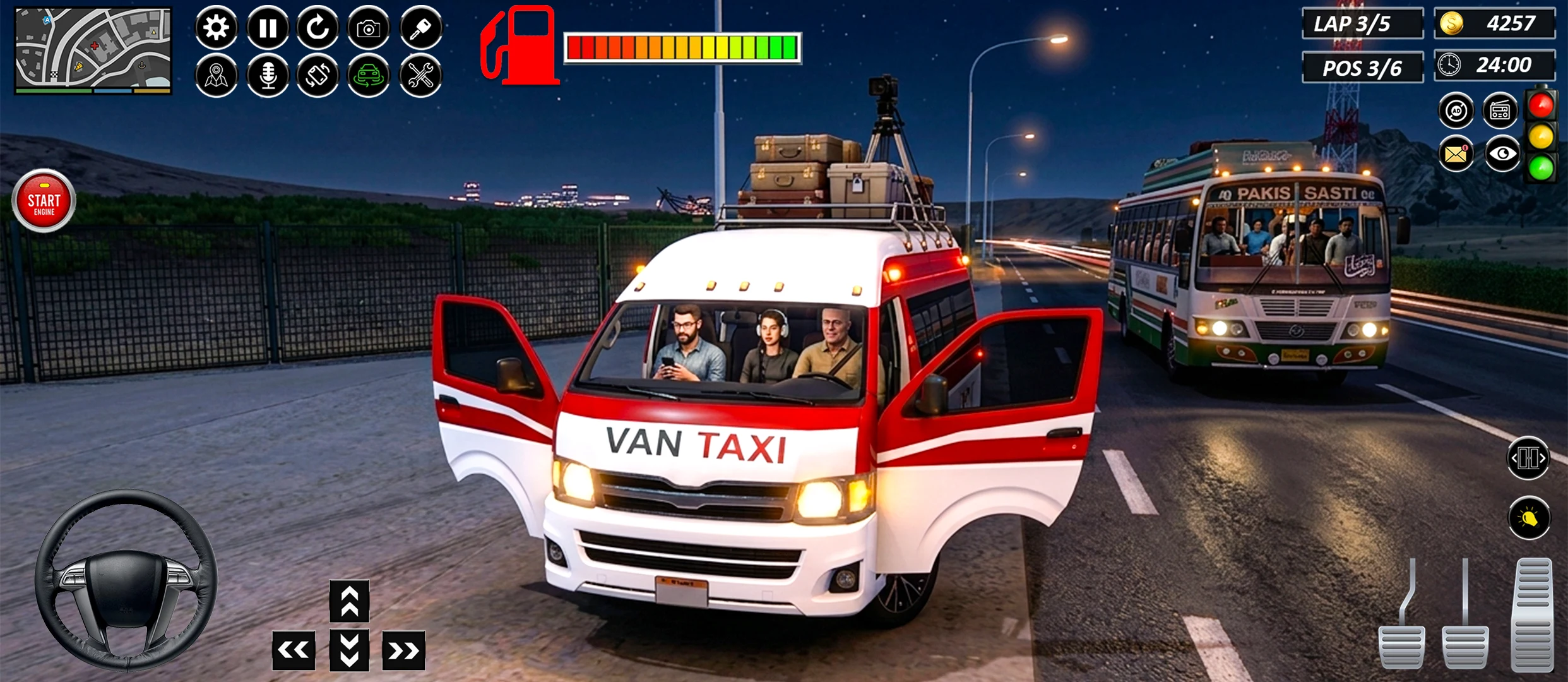 City Van Driving Sim Bus Game screenshot